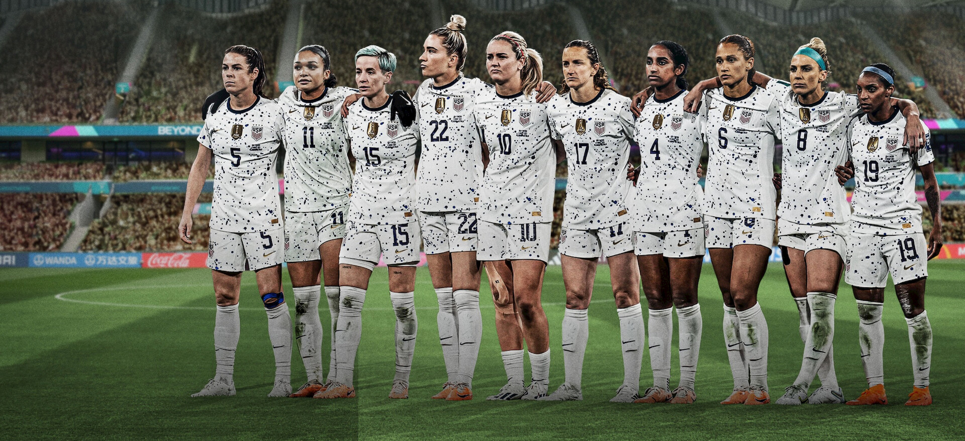 プレッシャーと共に: サッカー女子W杯アメリカ代表を追う﻿を観﻿る